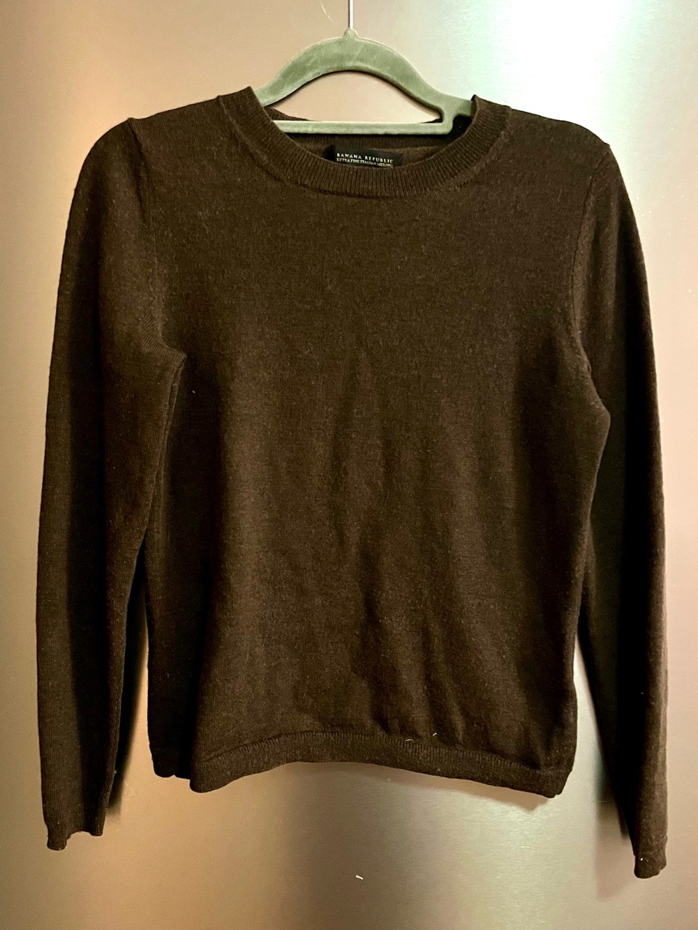 Banana Republic Brown Crewneck Sweater XS
